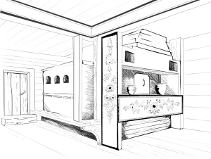 Печь «по-белому». Южнорусский (украинский) вариант