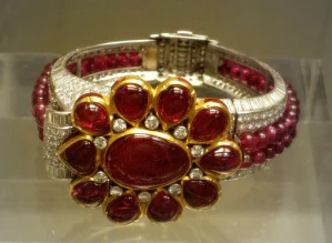 Браслет с рубинами и бриллиантами (Cartier London). 1937