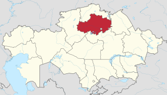 Акмолинская область карта тӀа