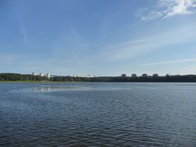 Zheleznogorsk from the other side of city lake.JPG