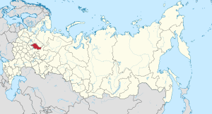 Костромань аймак на карте