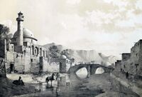 Тебриз. Эжен Фланден чураан, 1840 ч.