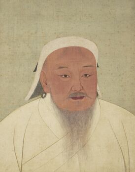Juan'-dinastijan aigan modkuva-reprodukcii, XIV voz'sada. Modkuvan ezmäine versii oli must-vauged, sidä kuvazi mongolialaine pirdai Ho-li-hosun vodel 1278 Hubilajan käskon mödhe.