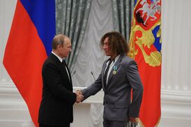 Vladimir Putin da Valerii Leont'jev vl 2014