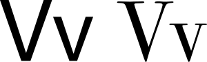 Latin alphabet Vv.svg