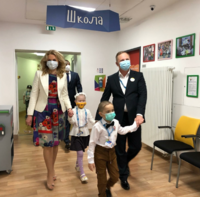 Дима Рогачевтыҥ адыла адалган НМИЦ-да госпитальдыҥ школы, сыгын айдыҥ 1-чи кӱни, 2020