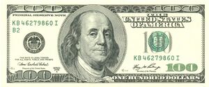 АҠШ-тың 100 доллары