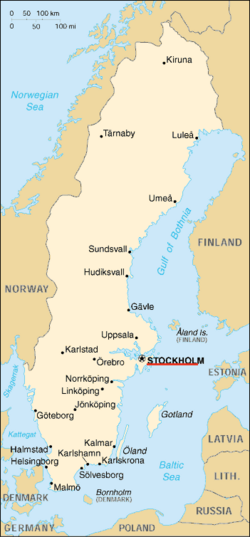 Sw-map, CIA World Factbook, Stockholm pinpoint.png