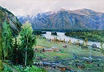 Г.И. Чорос-Гуркин, село Анос, 1909, Национальный музей Алтайской республики, Горно-Алтайск