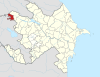 Qazakh District in Azerbaijan 2021.svg