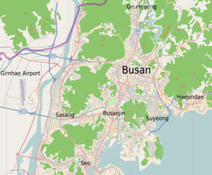 Pusan на карте