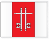 Flag of Žagarė.png