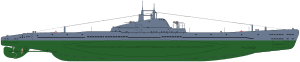 Shadowgraph Schuka class X series submarine.svg
