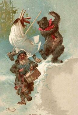 Smuutat. Rastavan poštukartočku. Nikolai Karazin (vuozi 1899)