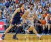 Luke Maye dribbles the ball.jpg