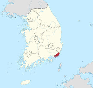 Pusan на карте