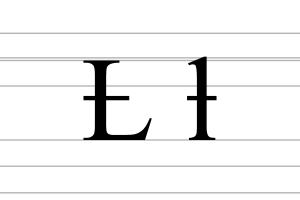 Latin letter L with bar.svg