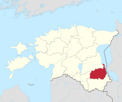 Пылвамаа на карте