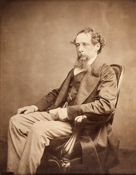 Čarl'z Dikkens fotokuval, 1860-nded voded