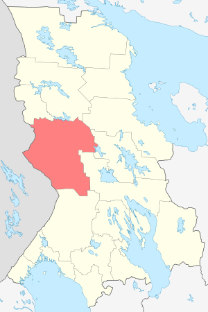 Mujezerskan rajon на карте