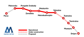 Dnipro Metro map.svg