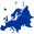 Cartography of Europe (blue).svg