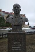 Бюст В. Е. Жукова (площадь Победы, Краснослободск)
